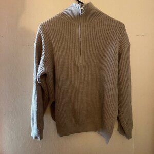 Half zip sweater